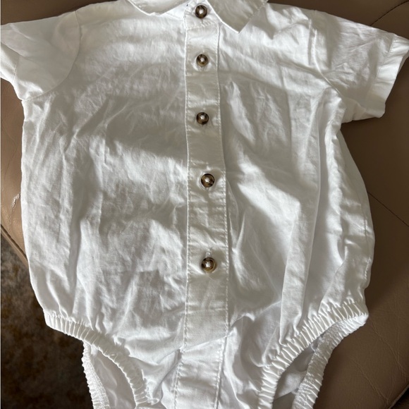 Carter's Peach Ruffled Overalls - Picture 9 of 12